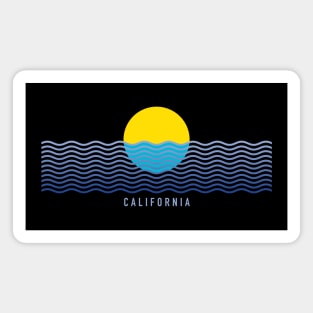 Vintage Retro California Design Magnet